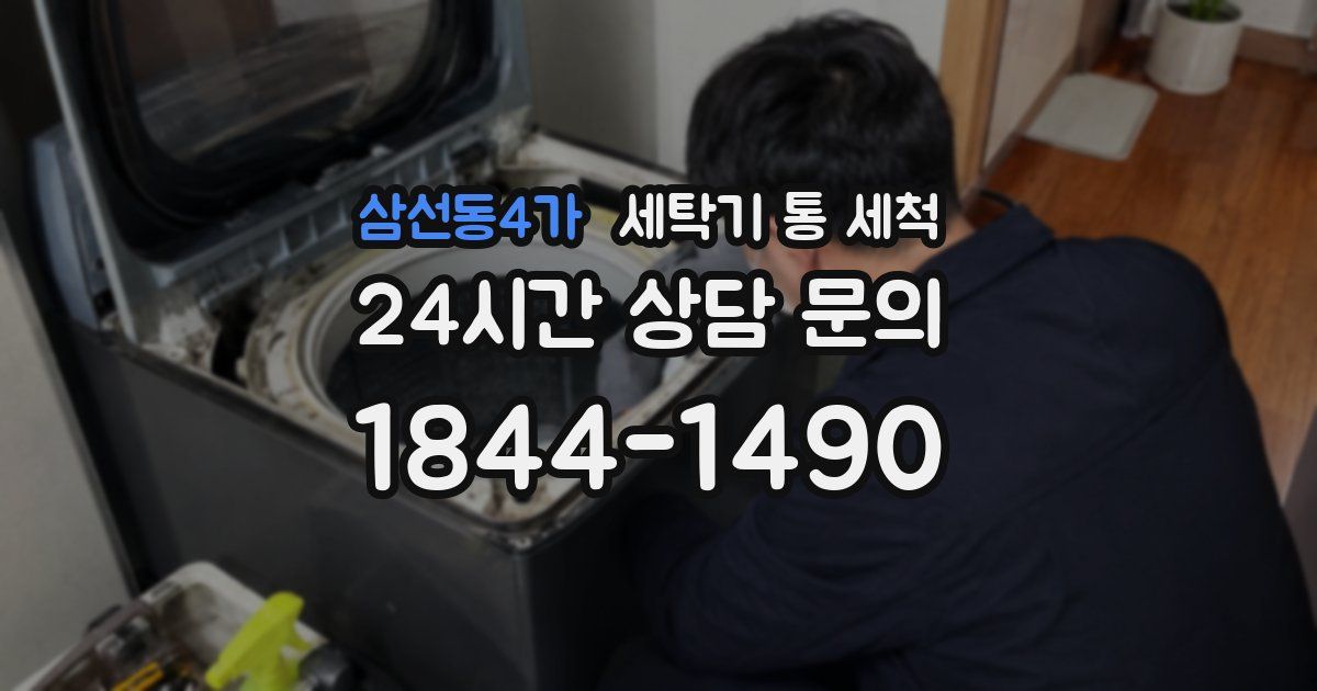 삼선동4가 세탁기 통 세척