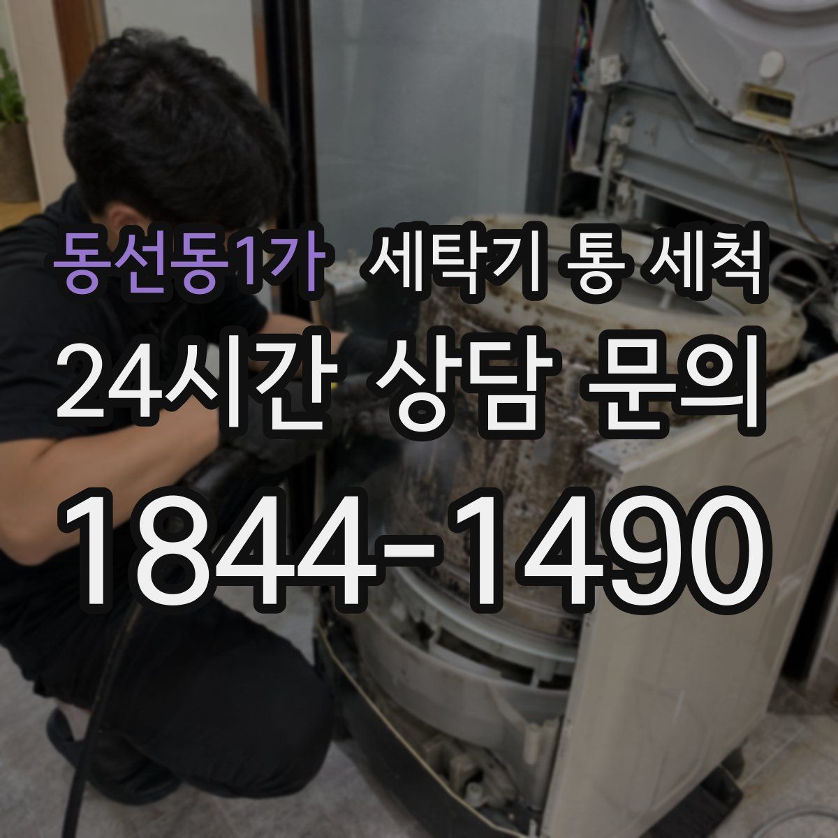 동선동1가 세탁기 통 세척