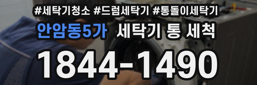 안암동5가 세탁기 통 세척