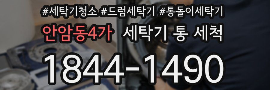 안암동4가 세탁기 통 세척