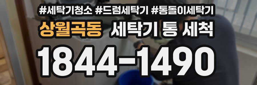 상월곡동 세탁기 통 세척