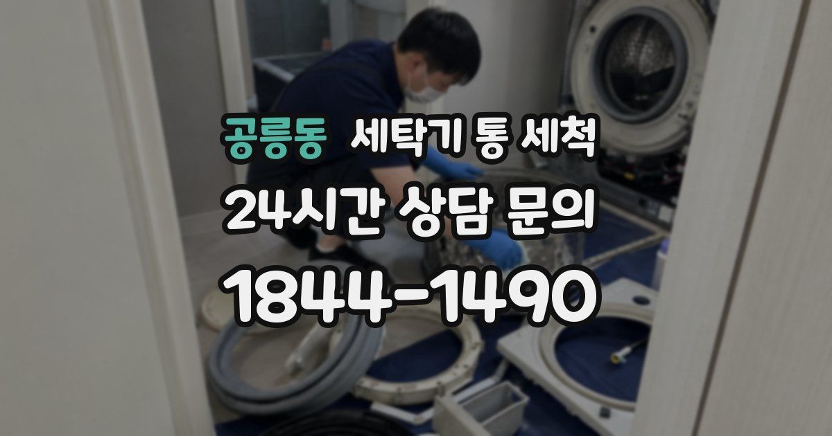 공릉동 세탁기 통 세척