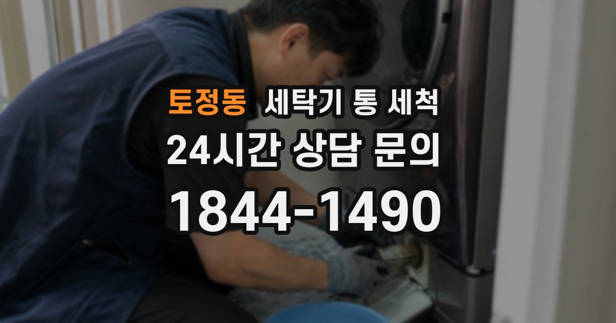 토정동 세탁기 통 세척