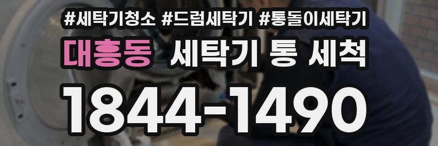 대흥동 세탁기 통 세척