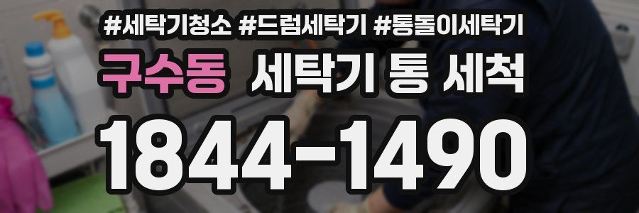 구수동 세탁기 통 세척
