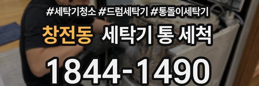 창전동 세탁기 통 세척