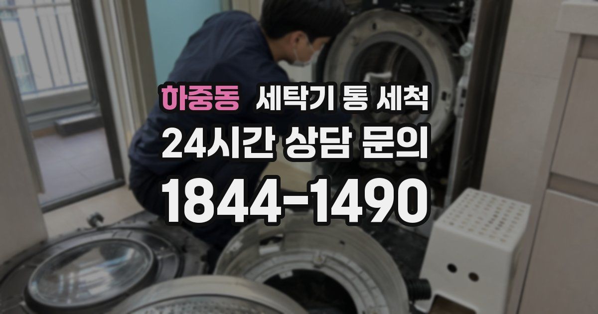 하중동 세탁기 통 세척