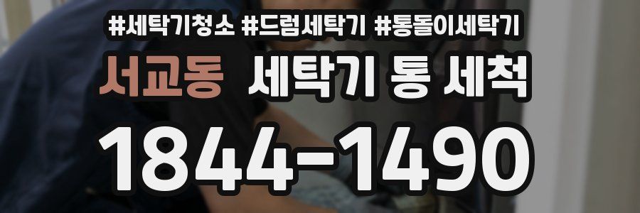 서교동 세탁기 통 세척