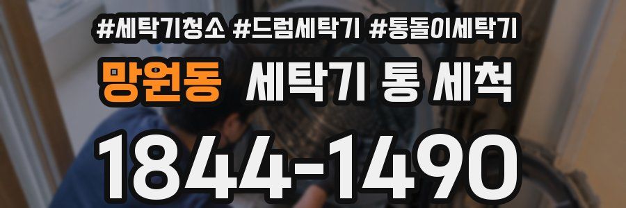 망원동 세탁기 통 세척