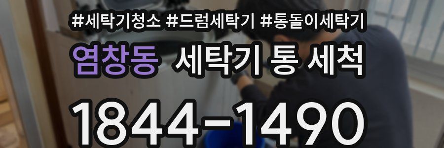 염창동 세탁기 통 세척