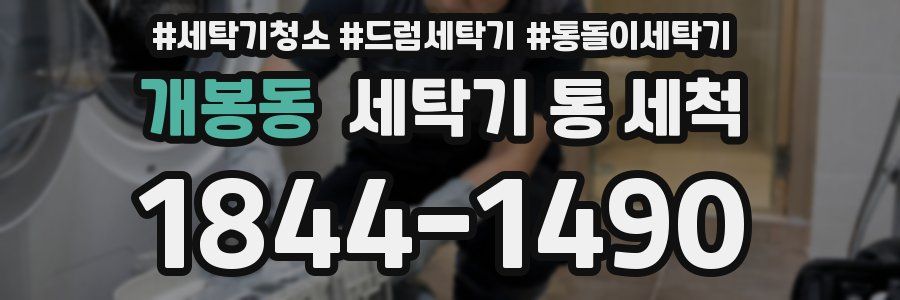 개봉동 세탁기 통 세척