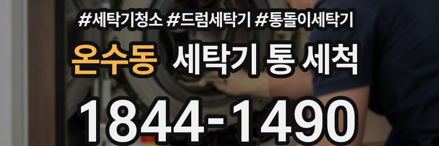 온수동 세탁기 통 세척