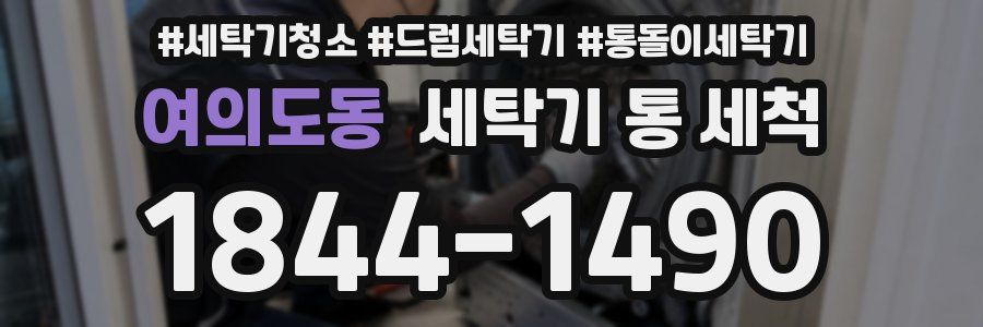 여의도동 세탁기 통 세척
