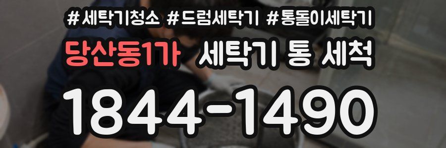 당산동1가 세탁기 통 세척