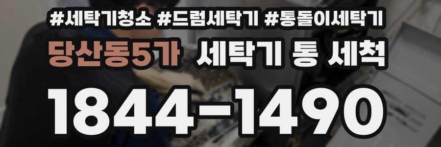당산동5가 세탁기 통 세척
