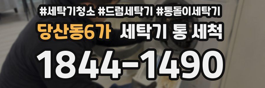 당산동6가 세탁기 통 세척