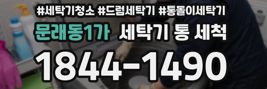 문래동1가 세탁기 통 세척