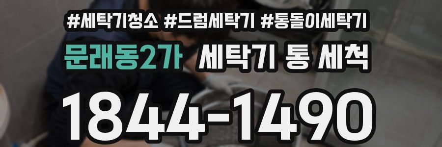 문래동2가 세탁기 통 세척