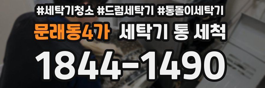 문래동4가 세탁기 통 세척