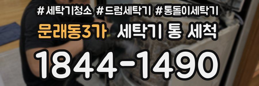 문래동3가 세탁기 통 세척