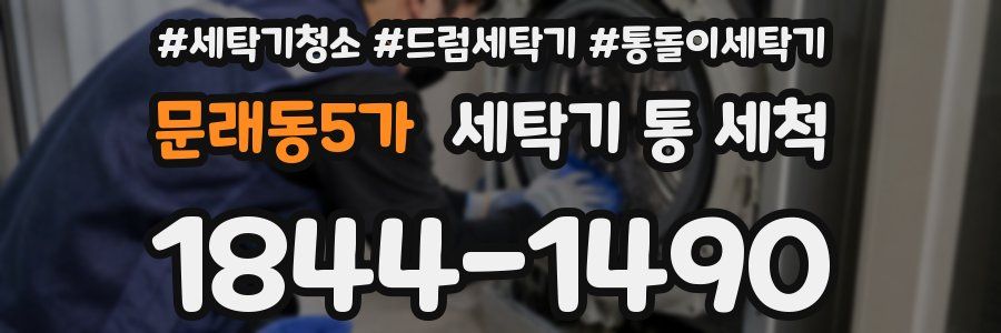 문래동5가 세탁기 통 세척