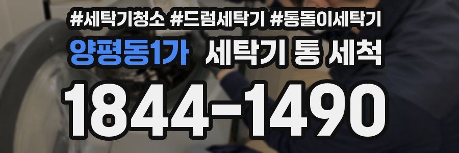 양평동1가 세탁기 통 세척