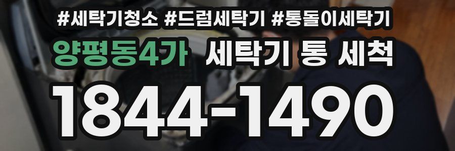 양평동4가 세탁기 통 세척