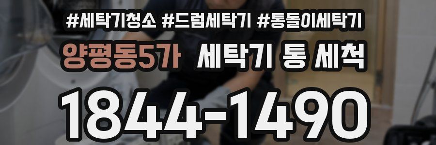 양평동5가 세탁기 통 세척