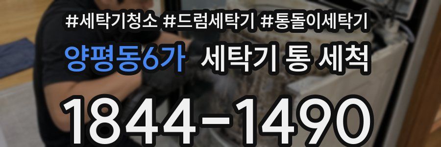 양평동6가 세탁기 통 세척