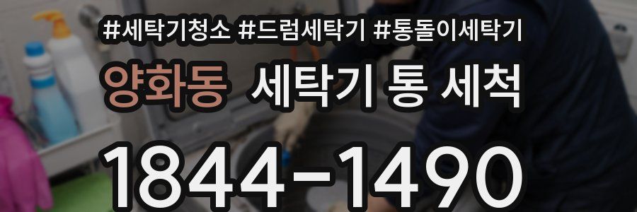 양화동 세탁기 통 세척