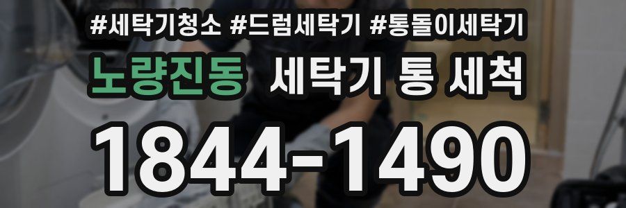 노량진동 세탁기 통 세척