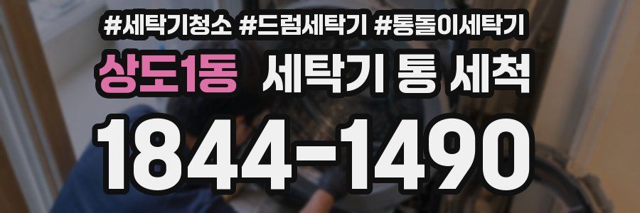 상도1동 세탁기 통 세척