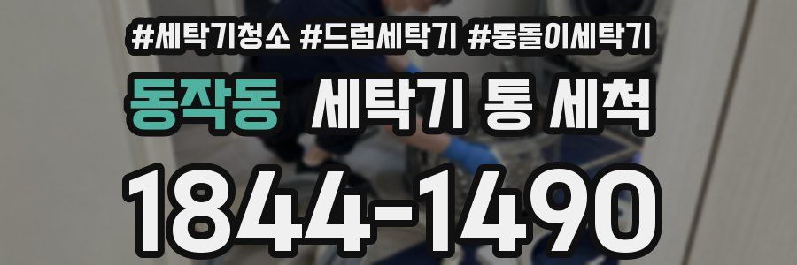 동작동 세탁기 통 세척