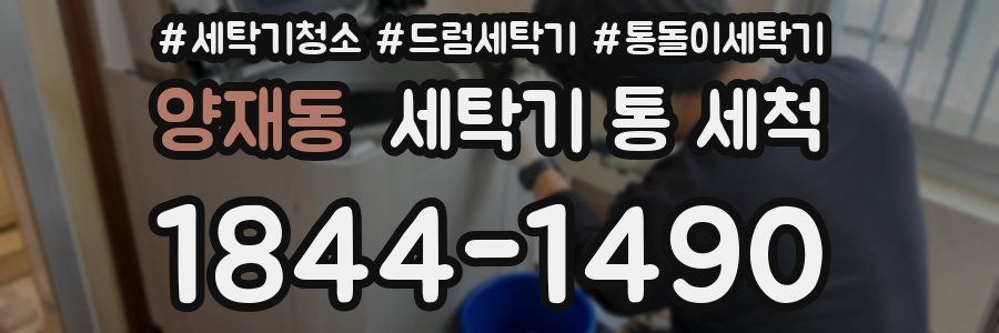 양재동 세탁기 통 세척