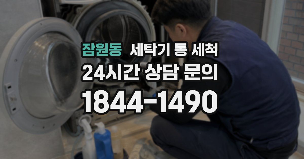잠원동 세탁기 통 세척