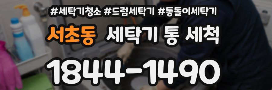 서초동 세탁기 통 세척