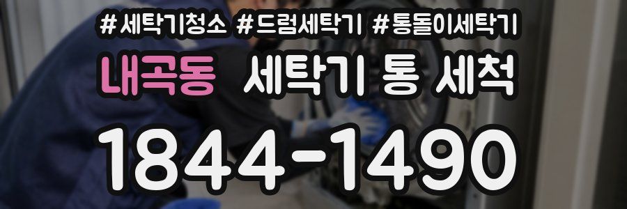 내곡동 세탁기 통 세척
