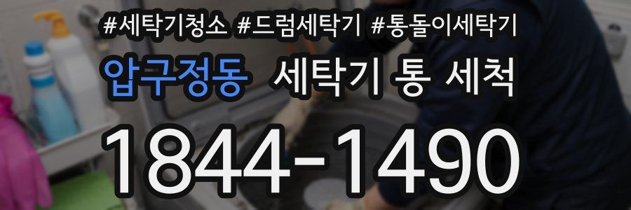 압구정동 세탁기 통 세척