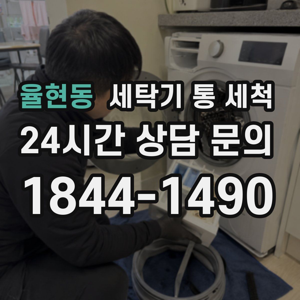 율현동 세탁기 통 세척