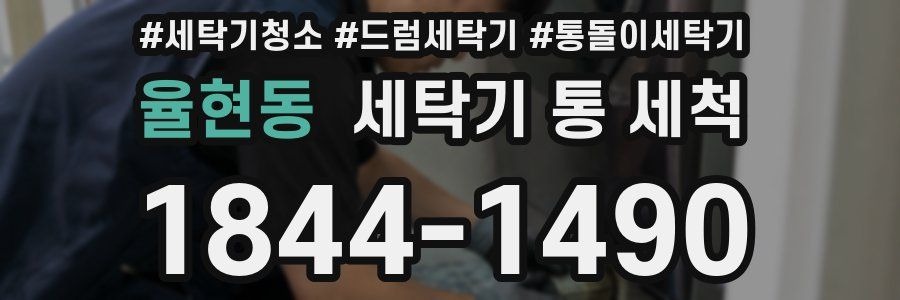 율현동 세탁기 통 세척