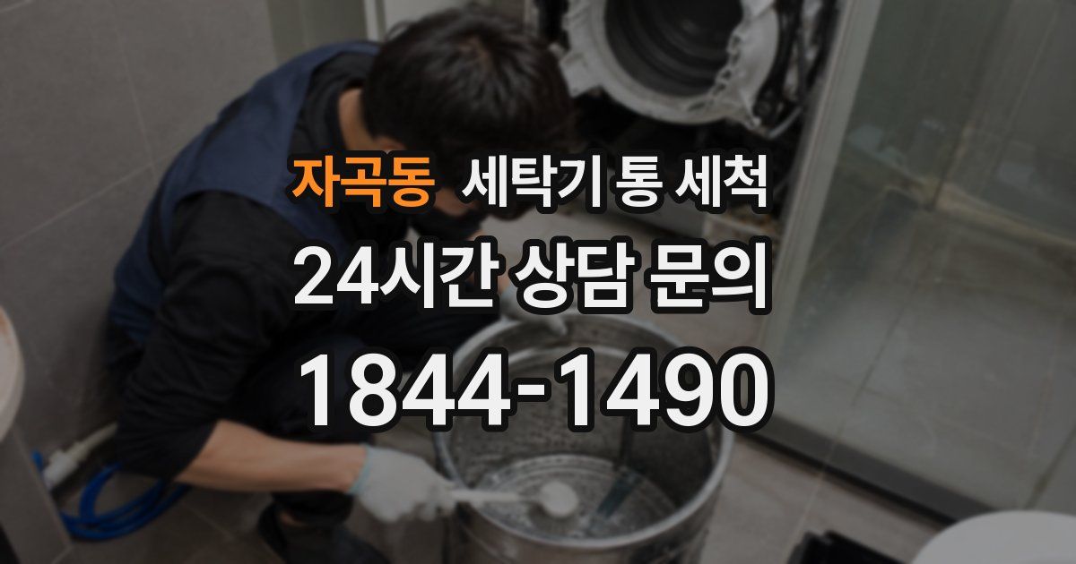 자곡동 세탁기 통 세척