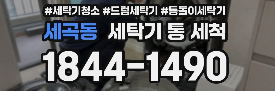 세곡동 세탁기 통 세척