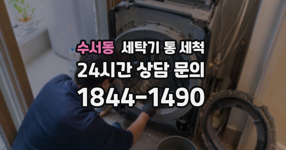수서동 세탁기 통 세척