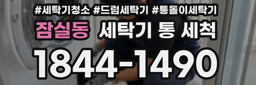 잠실동 세탁기 통 세척