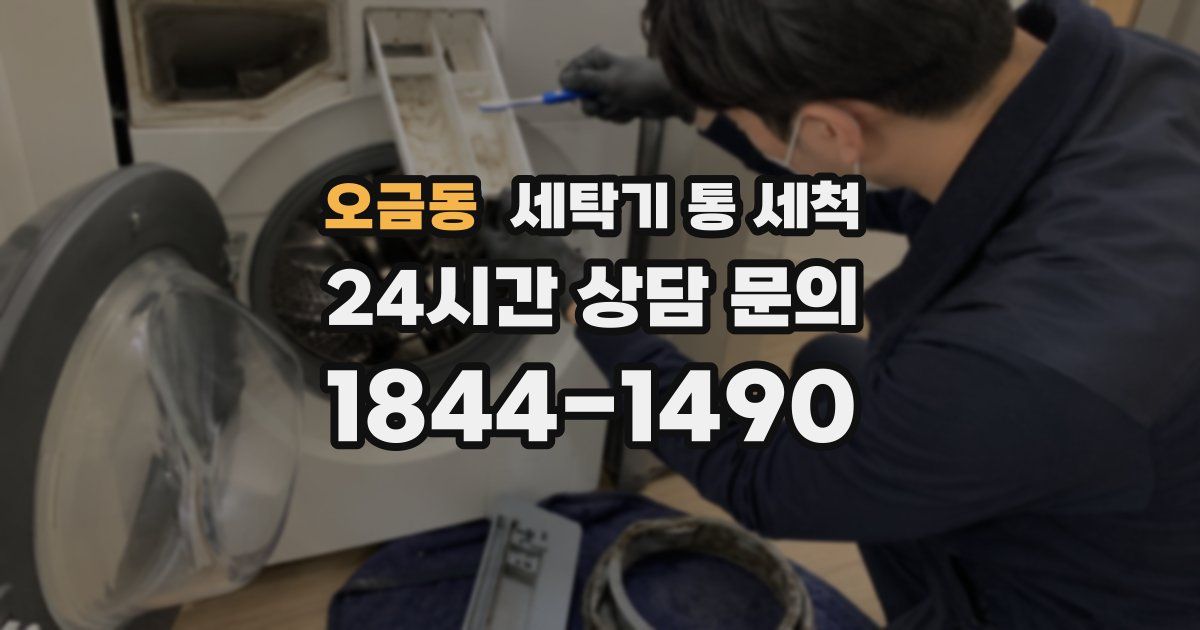 오금동 세탁기 통 세척