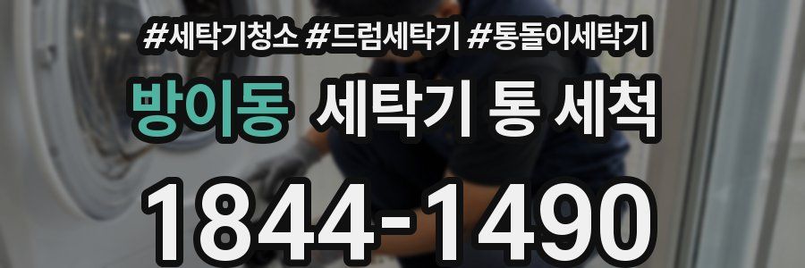 방이동 세탁기 통 세척