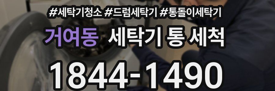 거여동 세탁기 통 세척