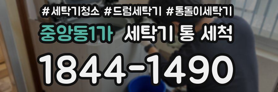 중앙동1가 세탁기 통 세척