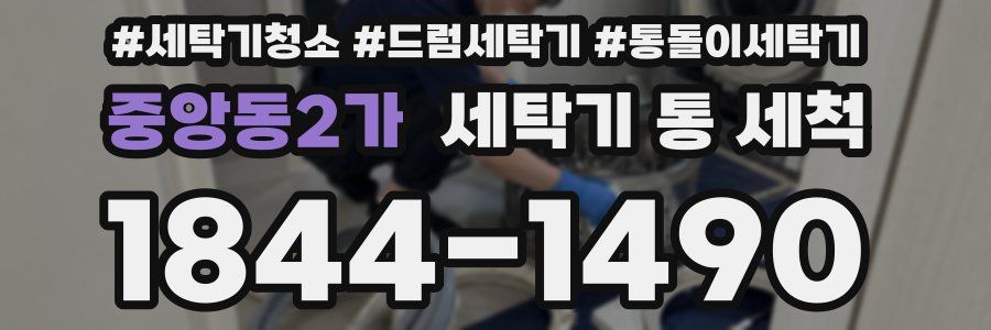 중앙동2가 세탁기 통 세척