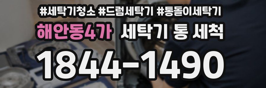 해안동4가 세탁기 통 세척
